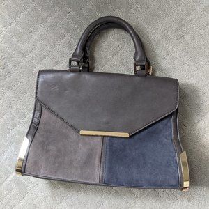 Grey Messenger Style Handbag by Dream Control